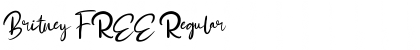 Download Britney FREE Regular Font Title Preview