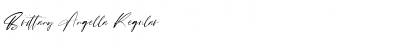Download Brittany Angella Regular Font Title Preview