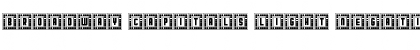 Download Broadway Capitals Light Negativ Regular Font Title Preview