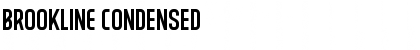 Download BROOKLINE Condensed Font Title Preview