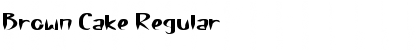 Download Brown Cake Regular Font Title Preview