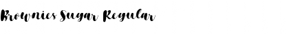 Download Brownies Sugar Regular Font Title Preview