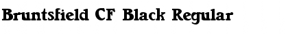 Download Bruntsfield CF Black Regular Font Title Preview