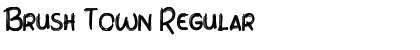 Download Brush Town Regular Font Title Preview