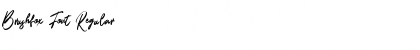 Download Brushfox Font Regular Font Title Preview