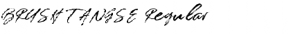 Download BRUSH TANGSE Regular Font Title Preview