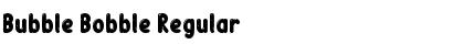 Download Bubble Bobble Regular Font Title Preview