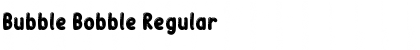 Download Bubble Bobble Regular Font Title Preview