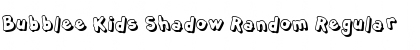 Download Bubblee Kids Shadow Random Regular Font Title Preview