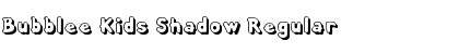 Download Bubblee Kids Shadow Regular Font Title Preview