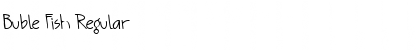 Download Buble Fish Regular Font Title Preview