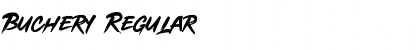 Download Buchery Regular Font Title Preview
