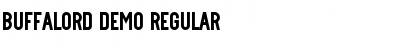 Download Buffalord Demo Regular Font Title Preview