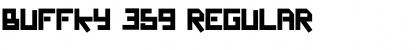 Download BUFFKY 359 Regular Font Title Preview
