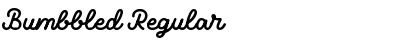 Download Bumbbled Regular Font Title Preview