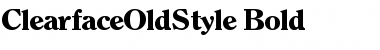 Download ClearfaceOldStyle Bold Font Title Preview
