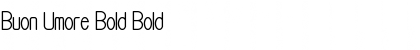 Download Buon Umore Bold Bold Font Title Preview