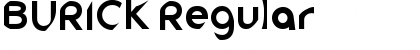 Download BURICK Regular Font Title Preview
