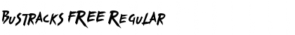 Download Bustracks FREE Regular Font Title Preview