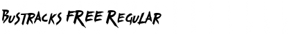 Download Bustracks FREE Regular Font Title Preview