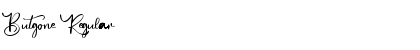 Download Butgone Regular Font Title Preview