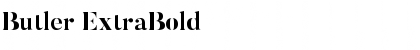 Download Butler ExtraBold Font Title Preview