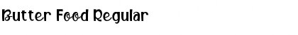 Download Butter Food Regular Font Title Preview