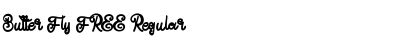 Download Butter Fly FREE Regular Font Title Preview