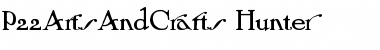 Download P22ArtsAndCrafts Hunter Font Title Preview