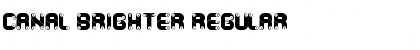 Download Canal Brighter Regular Font Title Preview