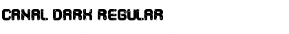 Download Canal Dark Regular Font Title Preview