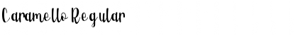Download Caramello Regular Font Title Preview