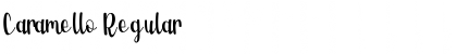 Download Caramello Regular Font Title Preview