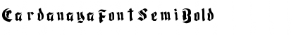 Download Cardanaya Font SemiBold Font Title Preview
