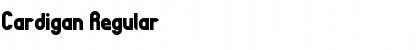 Download Cardigan Regular Font Title Preview