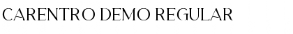 Download Carentro DEMO Regular Font Title Preview