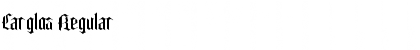 Download Carglos Regular Font Title Preview