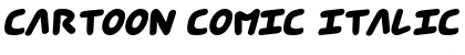 Download Cartoon Comic Italic Font Title Preview