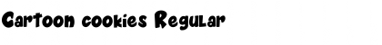 Download Cartoon cookies Regular Font Title Preview