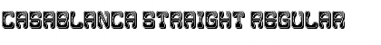 Download Casablanca Straight Regular Font Title Preview