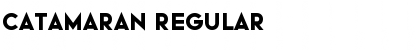 Download Catamaran Regular Font Title Preview