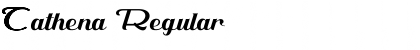 Download Cathena Regular Font Title Preview