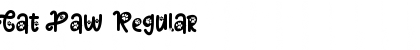 Download Cat Paw Regular Font Title Preview