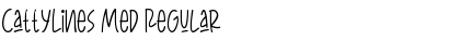 Download CattyLines Med Regular Font Title Preview