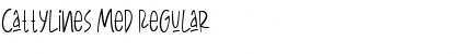 Download CattyLines Med Regular Font Title Preview