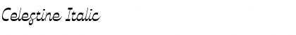 Download Celestine Italic Font Title Preview