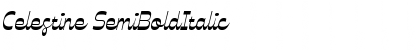 Download Celestine SemiBoldItalic Font Title Preview