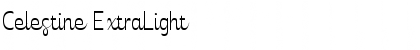 Download Celestine ExtraLight Font Title Preview