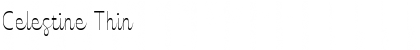 Download Celestine Thin Font Title Preview