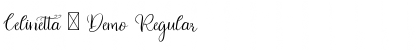 Download Celinetta - Demo Regular Font Title Preview